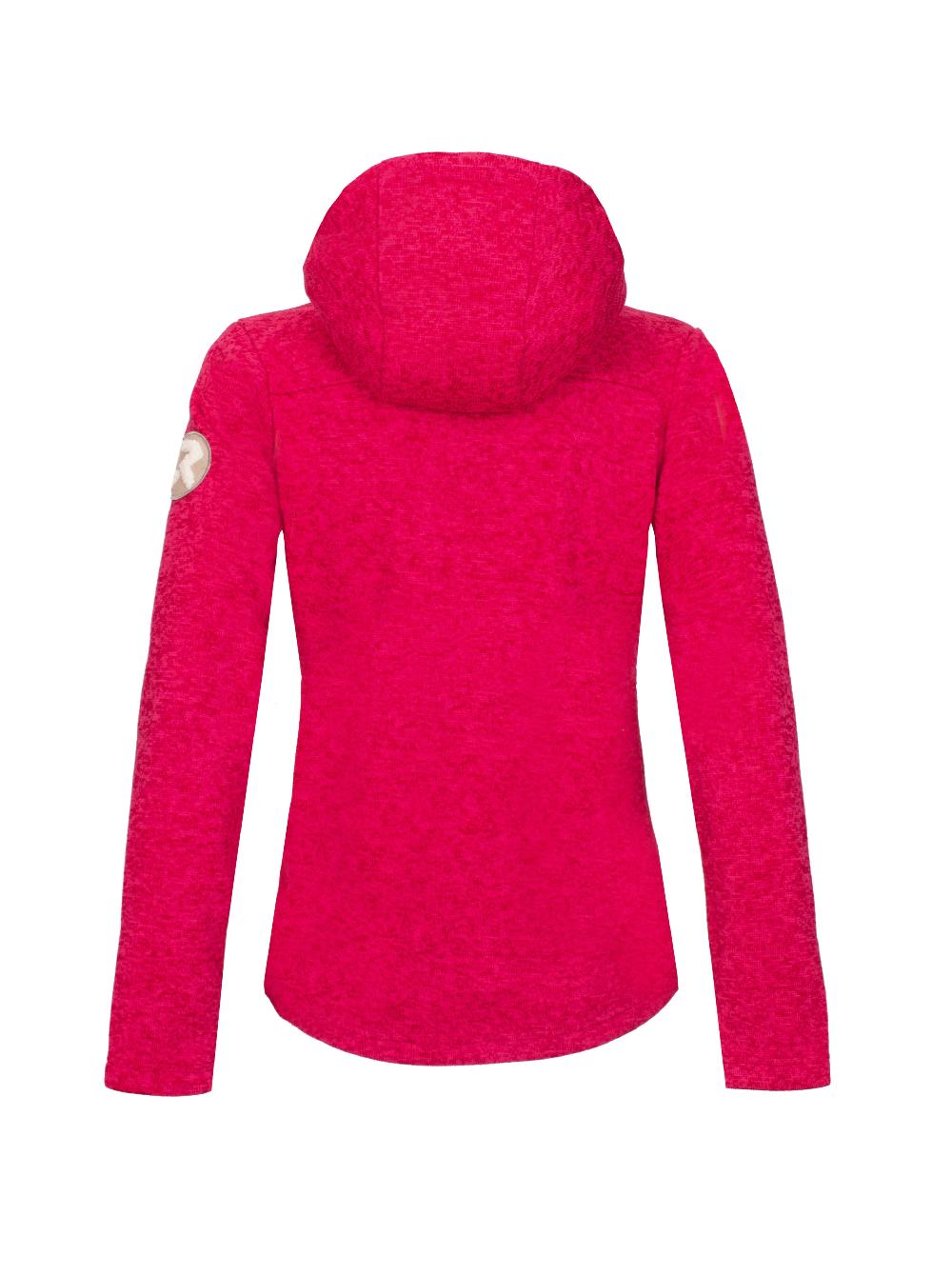 Rock Experience Berna M.Hoodie felpa pile donna SAMPLE Liquidazione