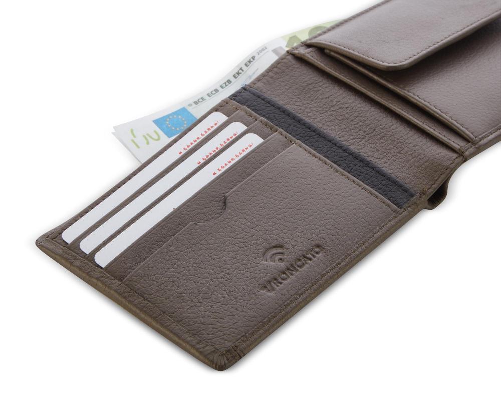 Roncato Portafoglio con portamonete alaska greige Negozio Online Roncato In Linea