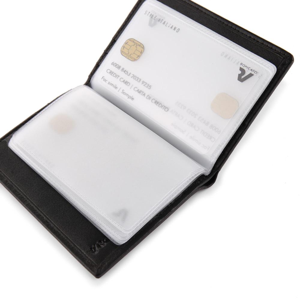 Roncato Porta carte di credito pascal nero Negozio Online Roncato Sconto