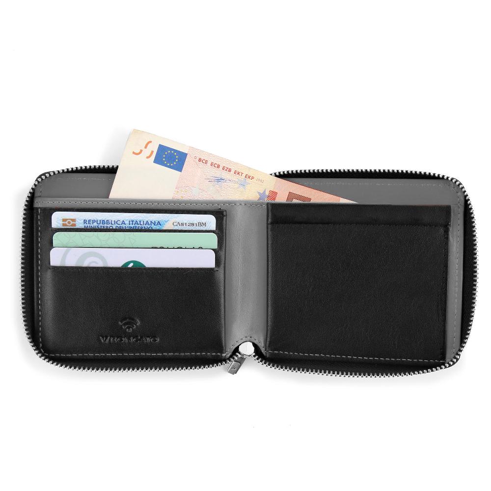 Roncato Portafoglio con portamonete taormina nero/grigio Negozio Online Roncato Vendita Calda