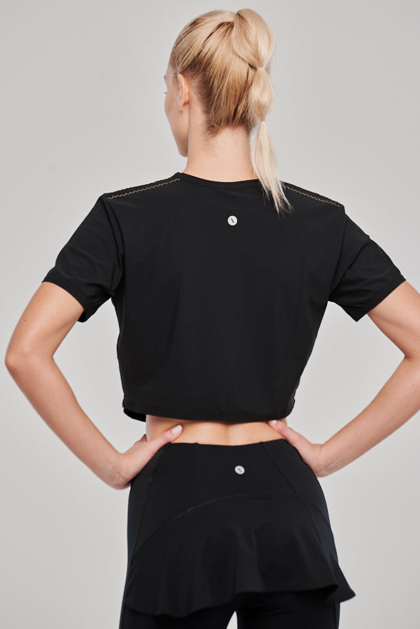 Sàpopa Sapopa Black T Shirt Economico