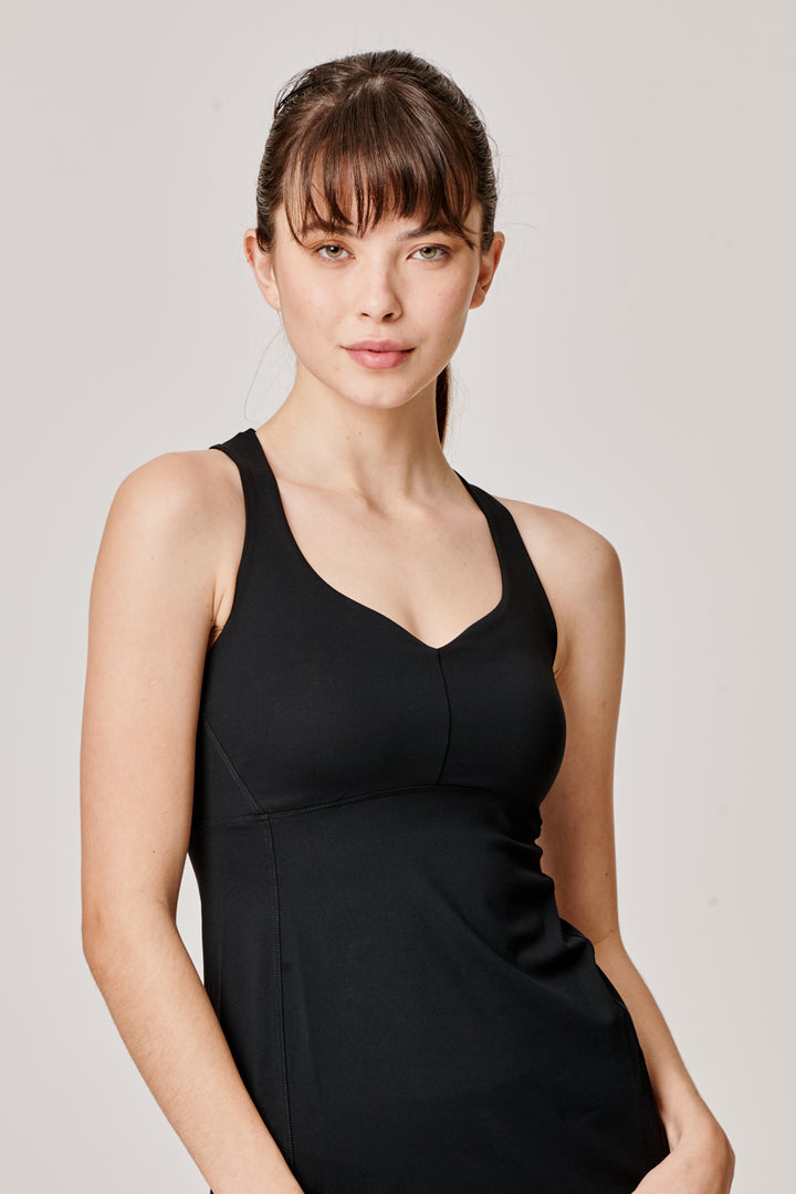 Sàpopa Pesca Black Tank Top Vendita Economica