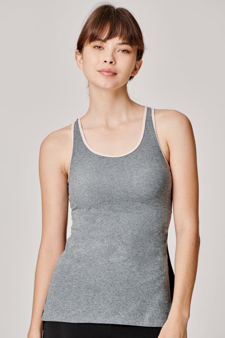 Sàpopa Classico Grey-Pink Tank Top Nuovo