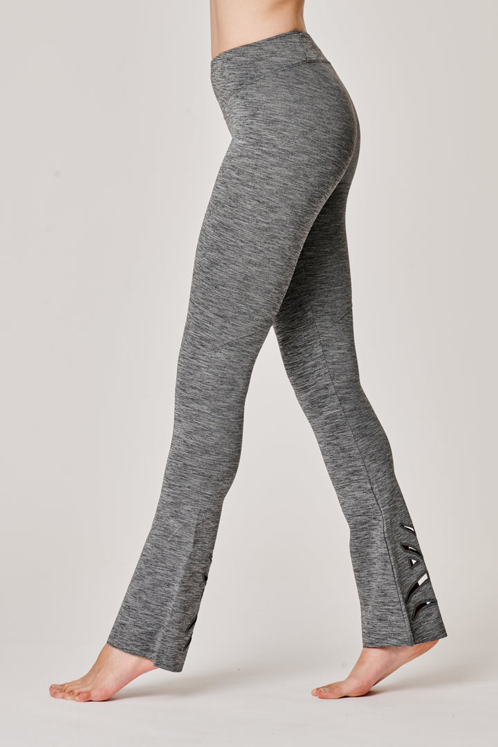 Sàpopa Vortice Grey Flare Leggings Sottocosto