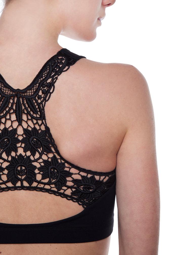 Sàpopa Poppy Black Bra Italy