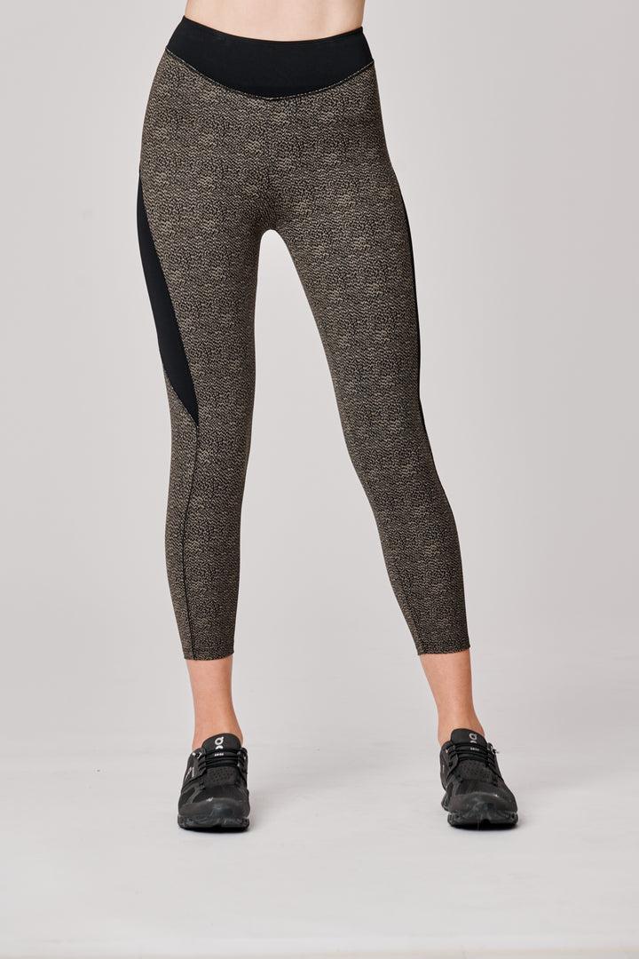 Sàpopa Valeria Crop Green Mud Leggings Vendita Economica