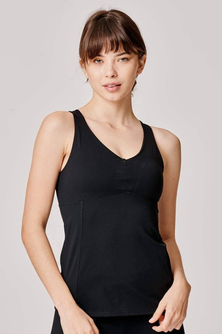 Sàpopa Tulipano Black Lace Tank Top Nuova