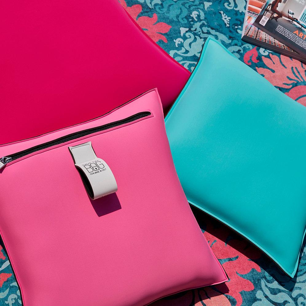 Save my bag Poly Pillow Small - Color Block Consegna Veloce