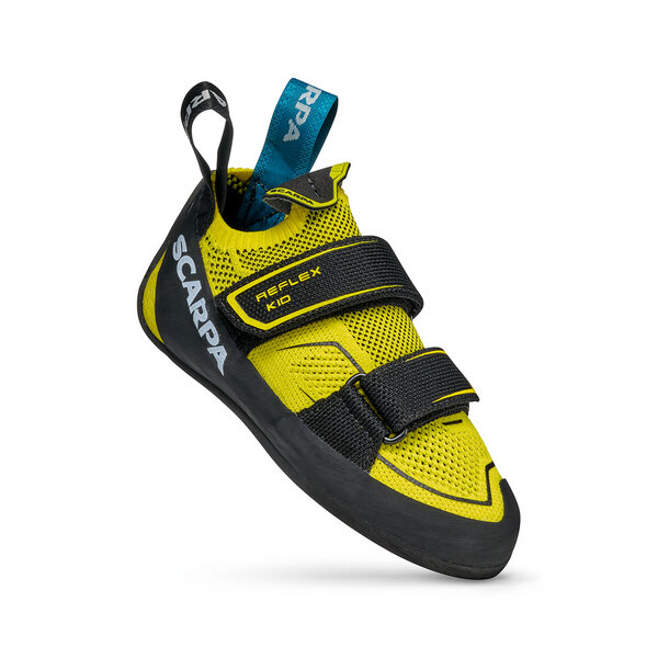 Scarpa REFLEX KID Breathable and elasticated kid climbing shoe Consegna Veloce