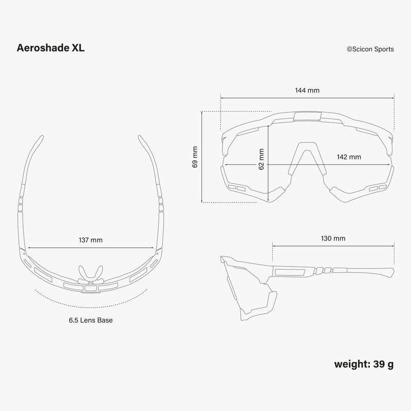 Scicon Aeroshade XL Occhiali Ciclismo Giallo Fluo/Blu Promozione Limitata