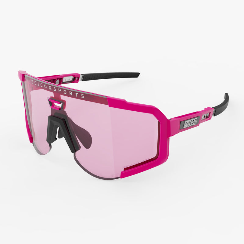 Scicon Occhiali Sportivi Aeroscope Rosa Fluo/Blu Sconto