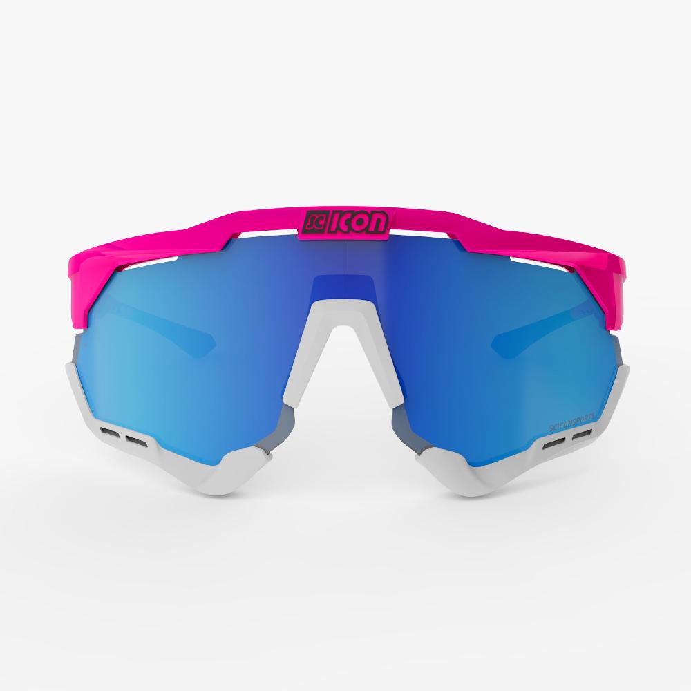 Scicon Aeroshade XL Occhiali Ciclismo Rosa Fluo/Blu Offerta