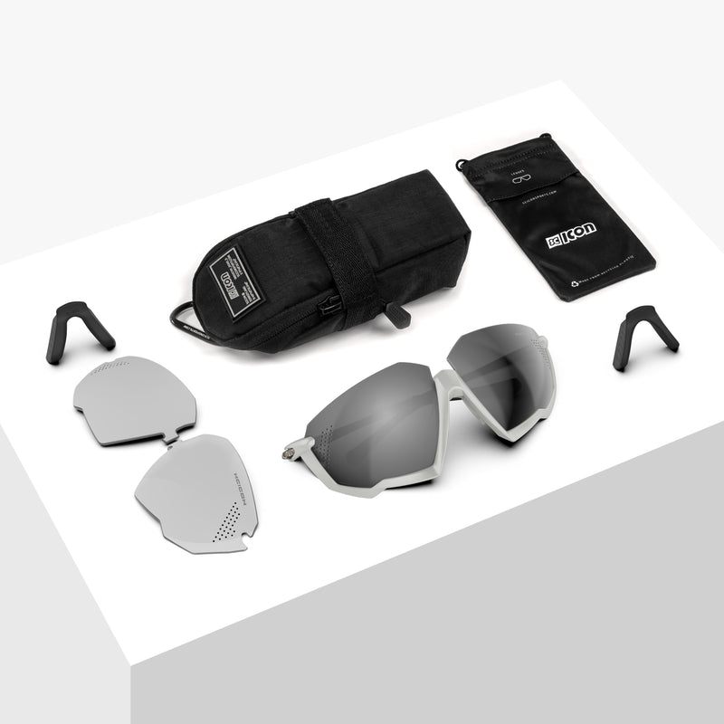 Scicon Aerojet Occhiali Ciclismo Bianco/Argento Saldi Di Fabbrica