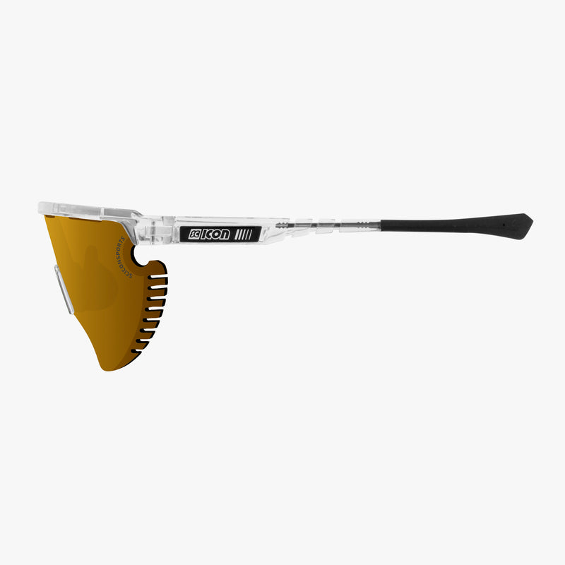 Scicon Occhiali Aerowing Lamon Cristallo/Lente Bronzo Specchiata Nuovo