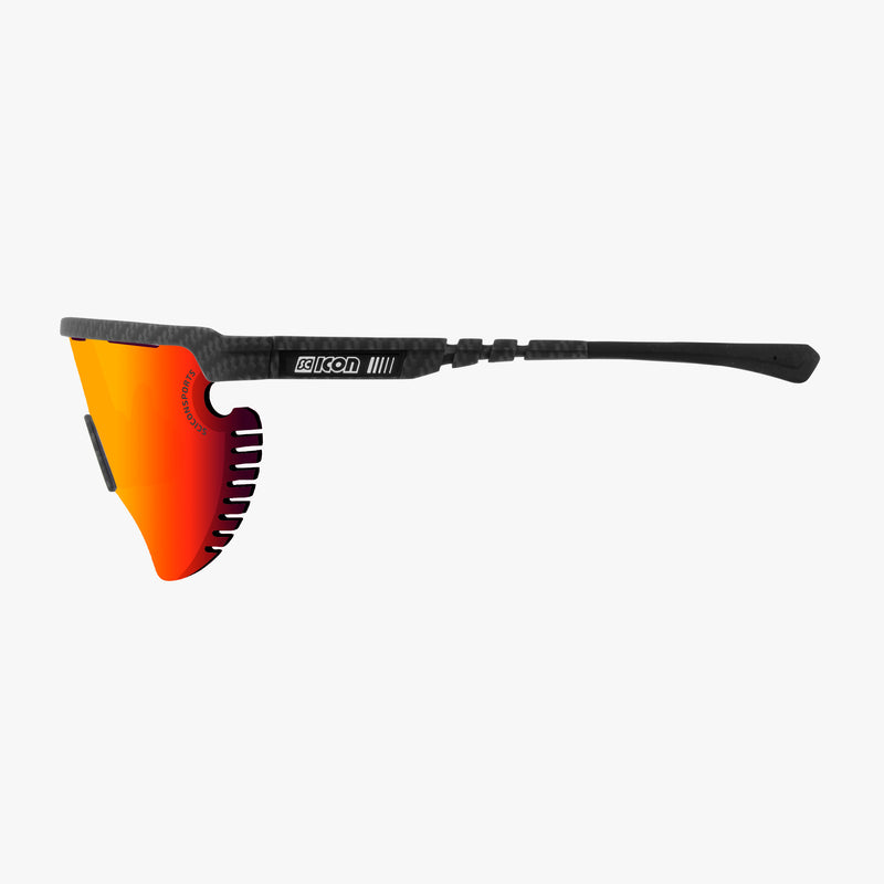 Scicon Occhiali Aerowing Lamon Carbon/Lente Rossa Specchiata Qualità