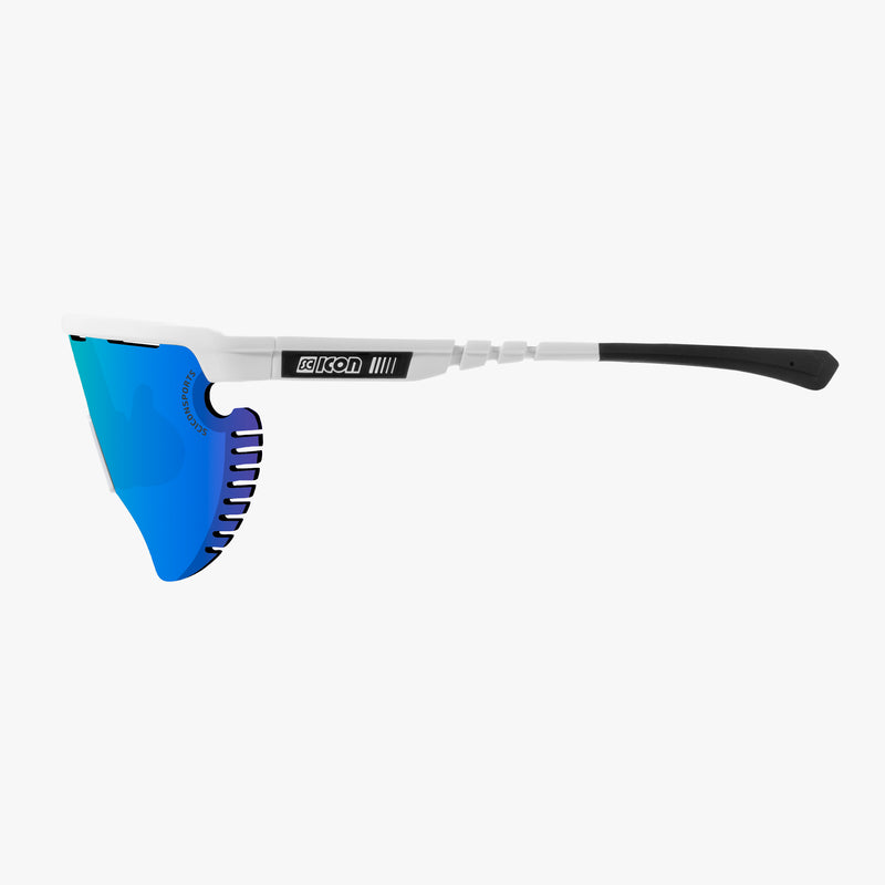 Scicon Occhiali Sportivi Aerowing Lamon Montatura Bianca/Lente Blu Vendita