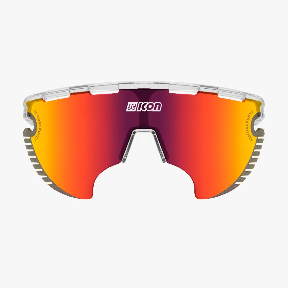 Scicon Occhiali Aerowing Lamon Cristallo/Lente Rossa Specchiata Shopping Online