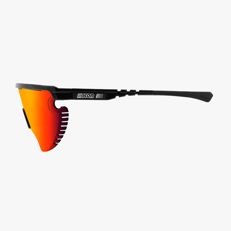 Scicon Occhiali Aerowing Lamon Montatura Nera/Lente Rossa Specchiata Saldi