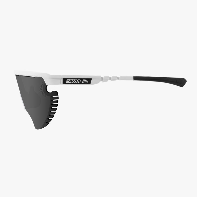 Scicon Occhiali Aerowing Lamon Bianchi/Lente Argento Specchiata Qualità