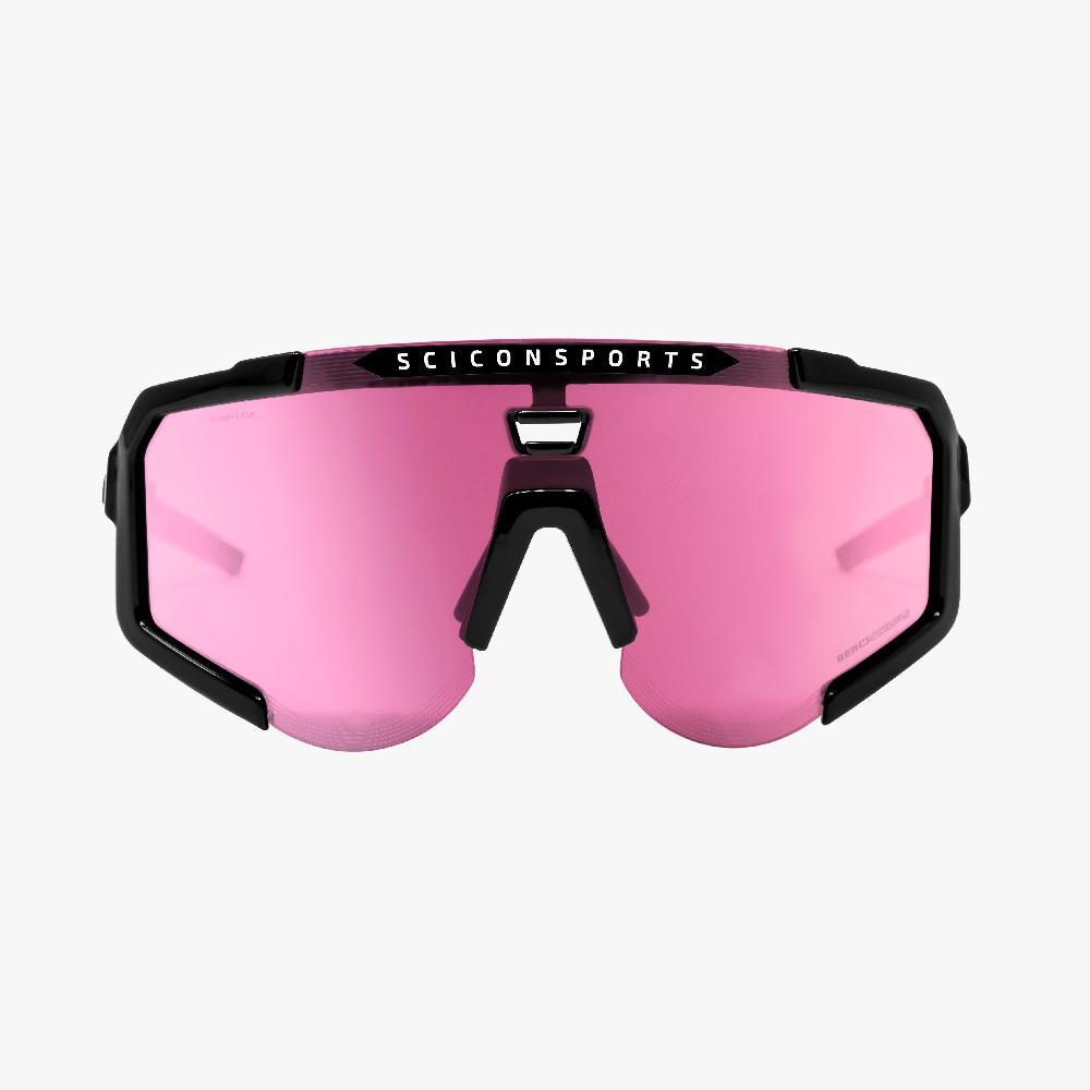 Scicon Occhiali Sportivi Aeroscope Nero/Rosa Nuova