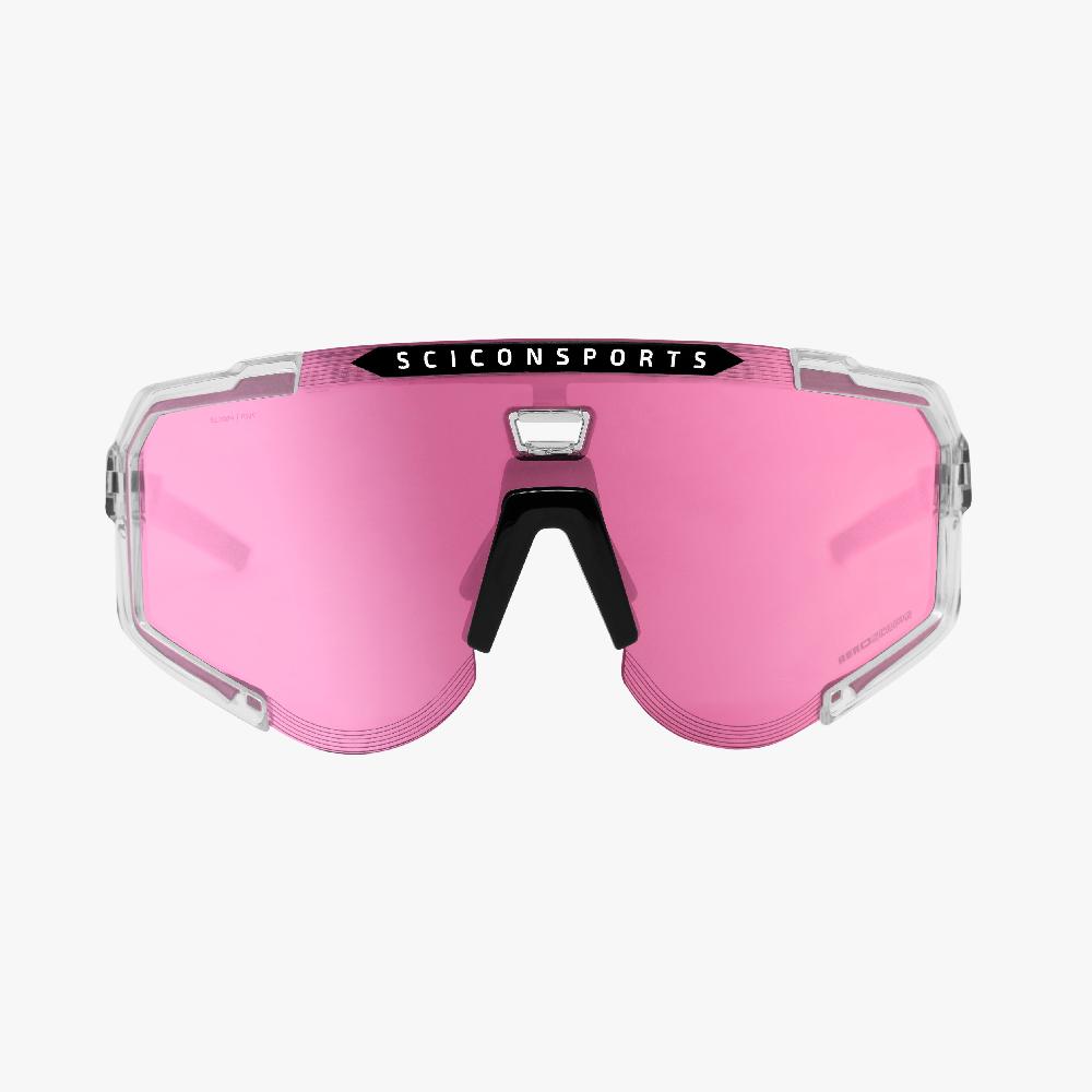 Scicon Occhiali Sportivi Aeroscope Cristallo/Rosa Moda