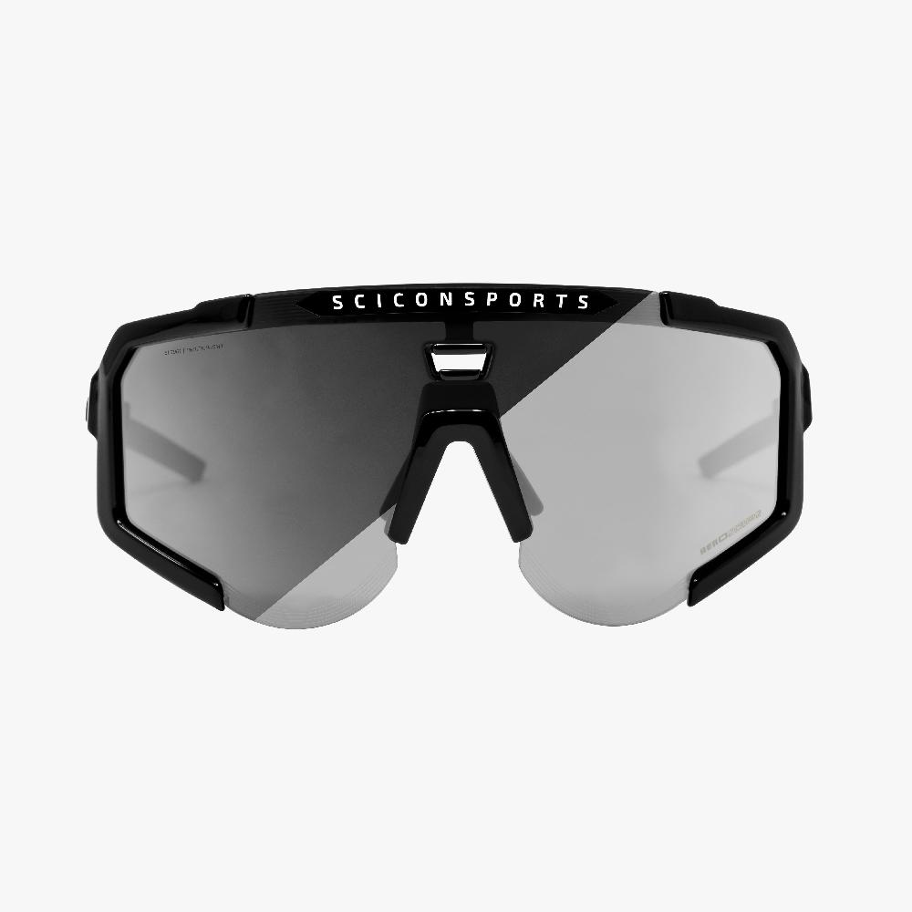 Scicon Occhiali Sportivi Aeroscope Nero/Argento Italy
