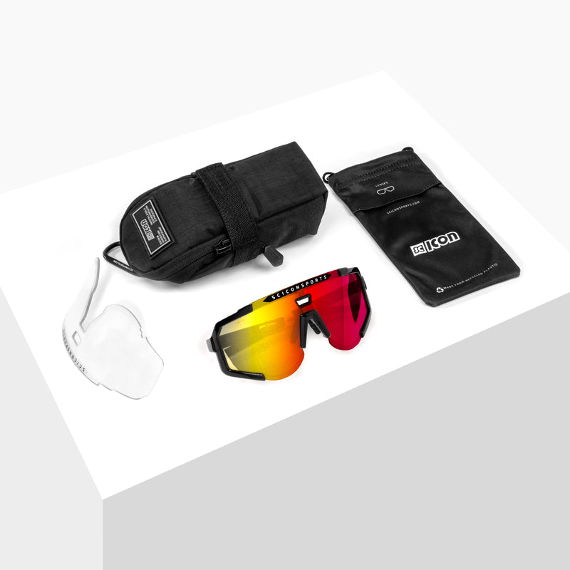 Scicon Occhiali Sportivi Aeroscope Nero/Rosso Vendita