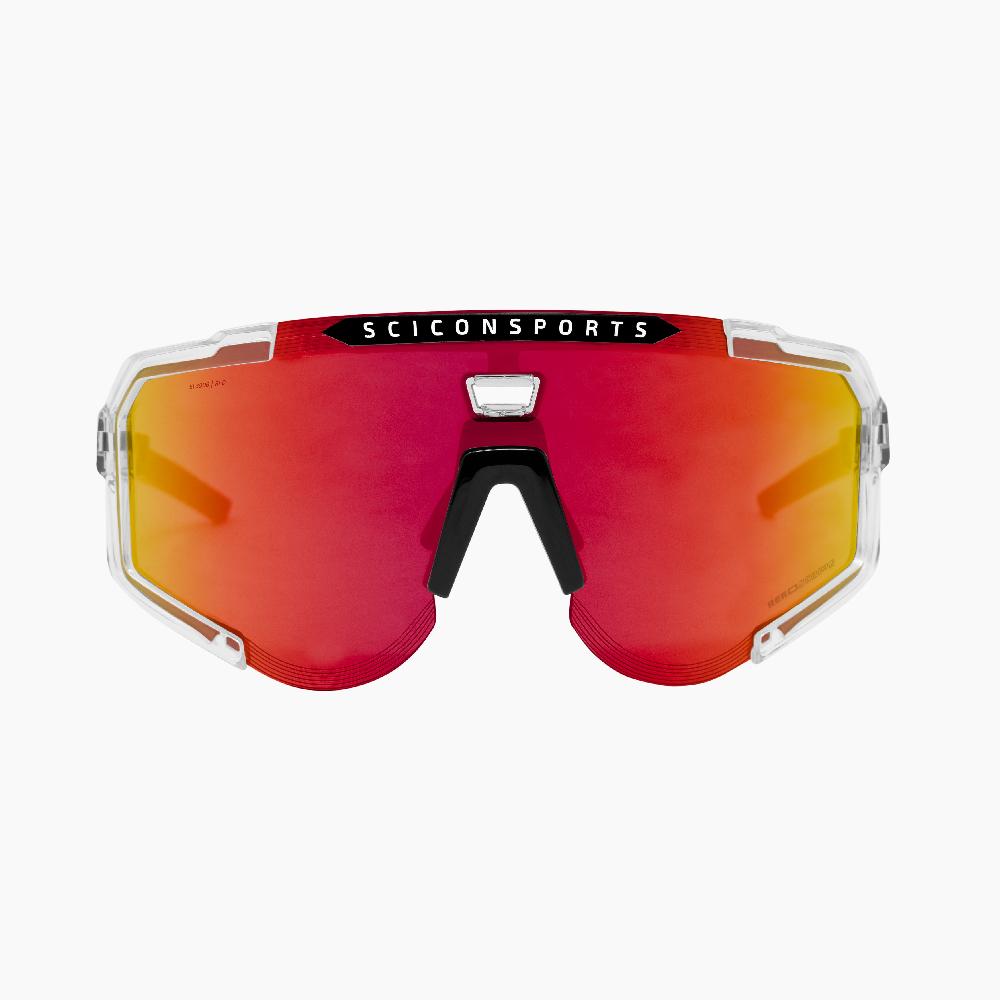 Scicon Occhiali Sportivi Aeroscope Cristallo/Rosso Promozione