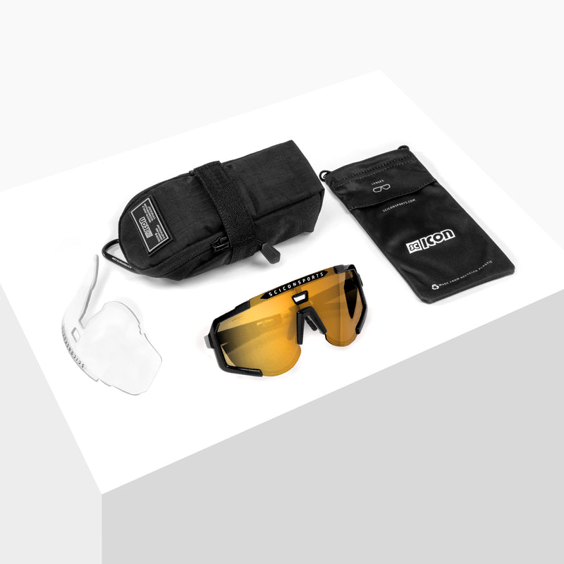 Scicon Occhiali Sportivi Aeroscope Nero/Bronzo Pezzi Unici