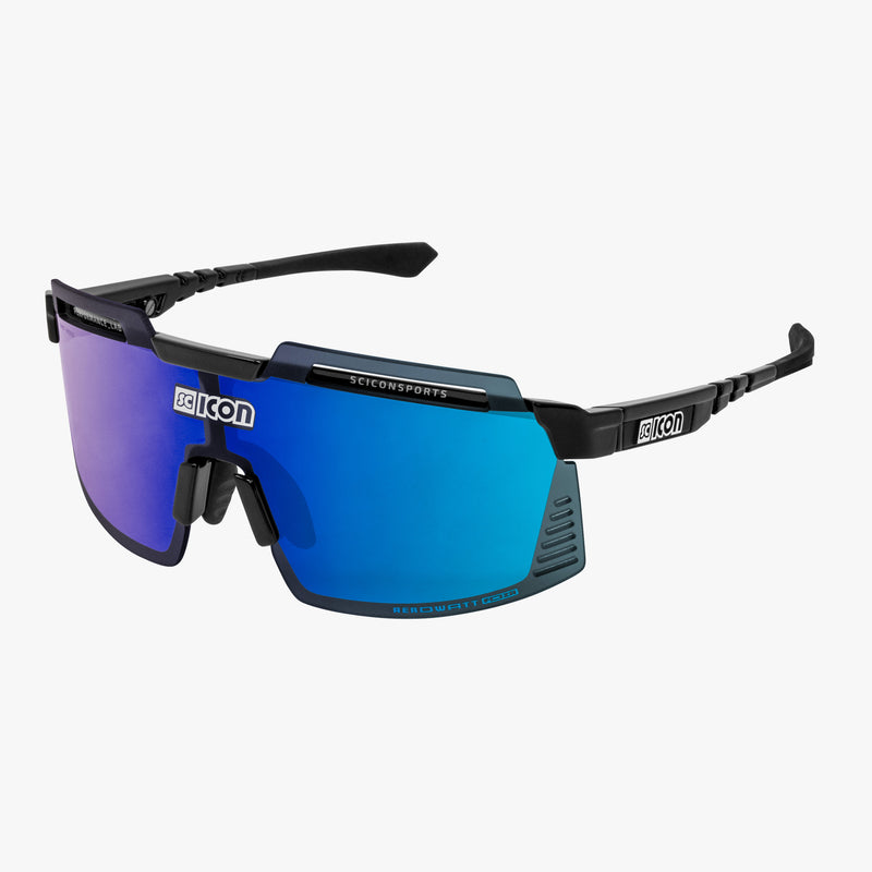 Scicon Occhiali Sportivi Aerowatt Foza Nero/Blu Convenienza