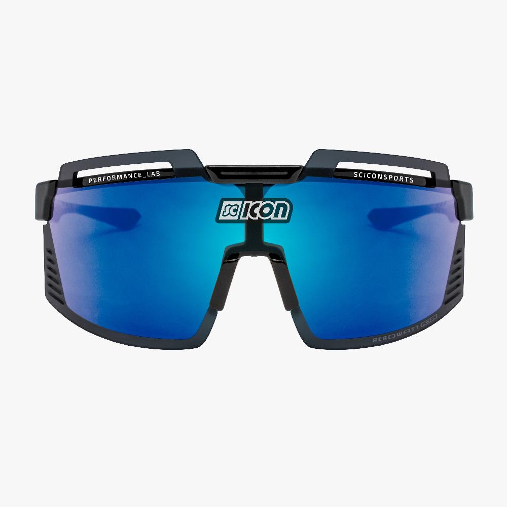 Scicon Occhiali Sportivi Aerowatt Foza Nero/Blu Convenienza