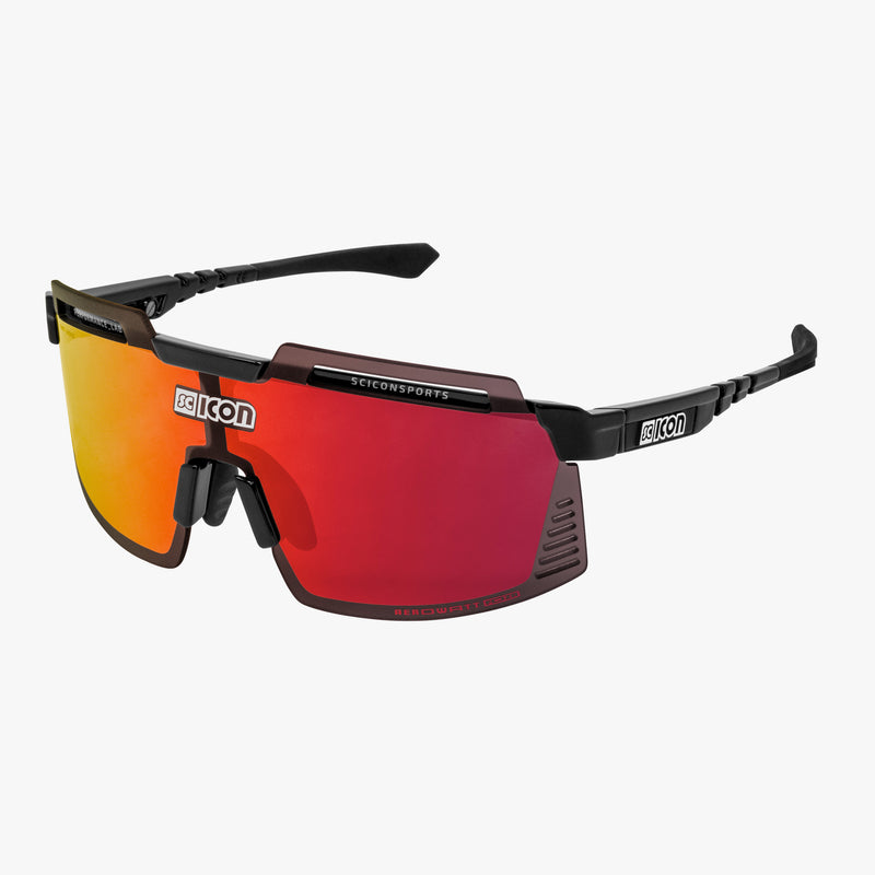 Scicon Occhiali Sportivi Aerowatt Foza Nero/Rosso Outlet