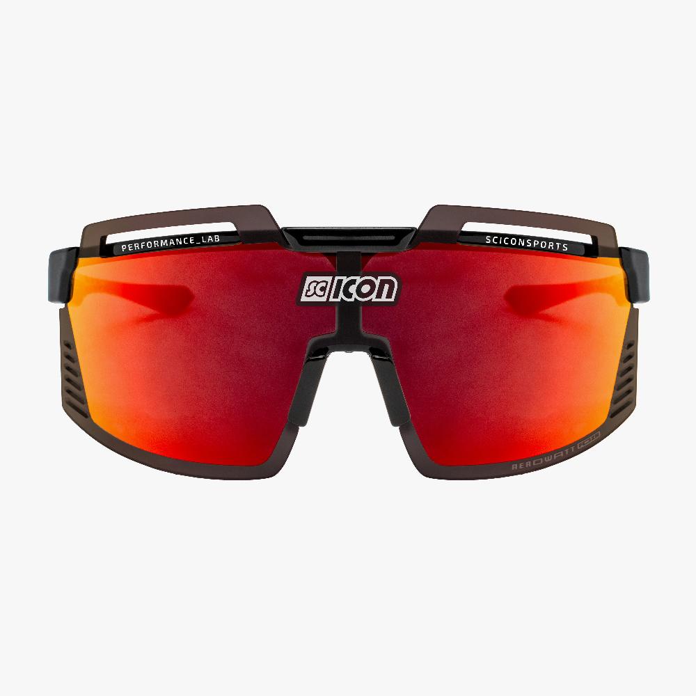 Scicon Occhiali Sportivi Aerowatt Foza Nero/Rosso Outlet