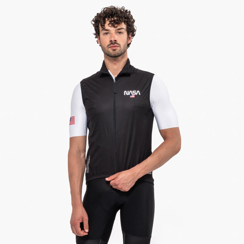 Scicon Gilet Antivento Space Agency22 Nero Saldi Di Fabbrica