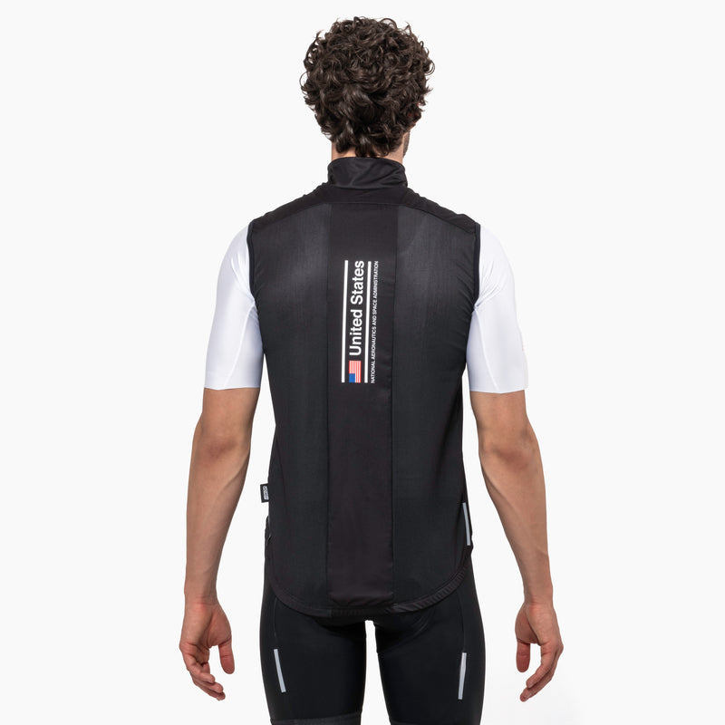 Scicon Gilet Antivento Space Agency22 Nero Saldi Di Fabbrica