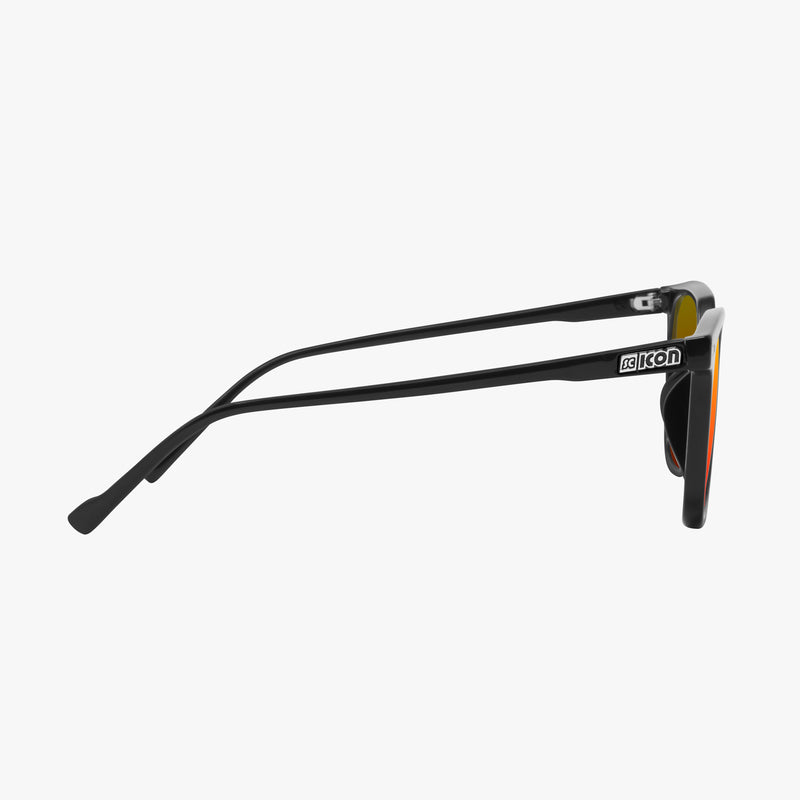 Scicon Occhiali da sole Vertec Neri Lucidi/Lenti Rosse Specchiate Promozione