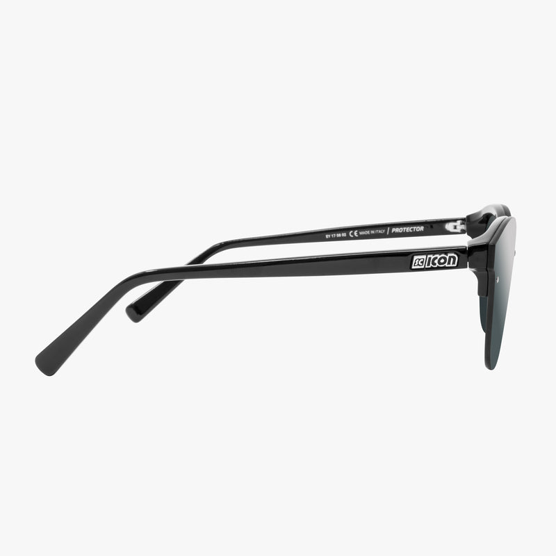 Scicon Occhiali da sole Protector Montatura Nera Lenti Argento Pezzi Unici