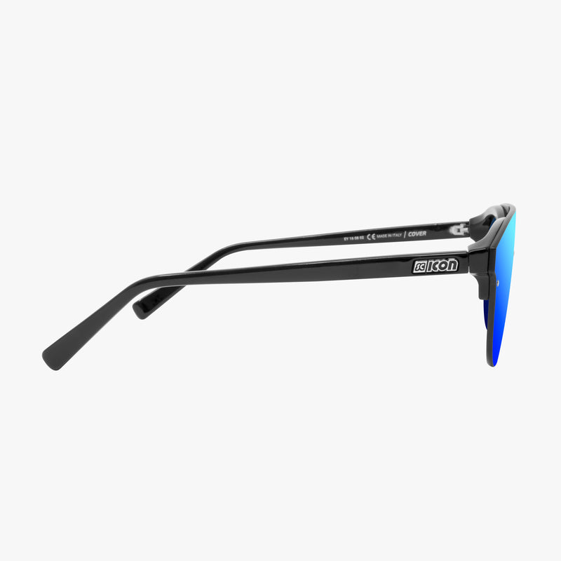 Scicon Occhiali da sole Cover Montatura Nera Lenti Blu Soddisfazione Garantita