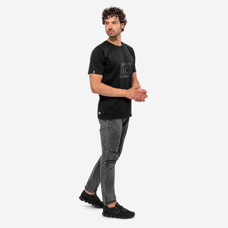 Scicon Maglietta Monogram SC Nera Negozi Online