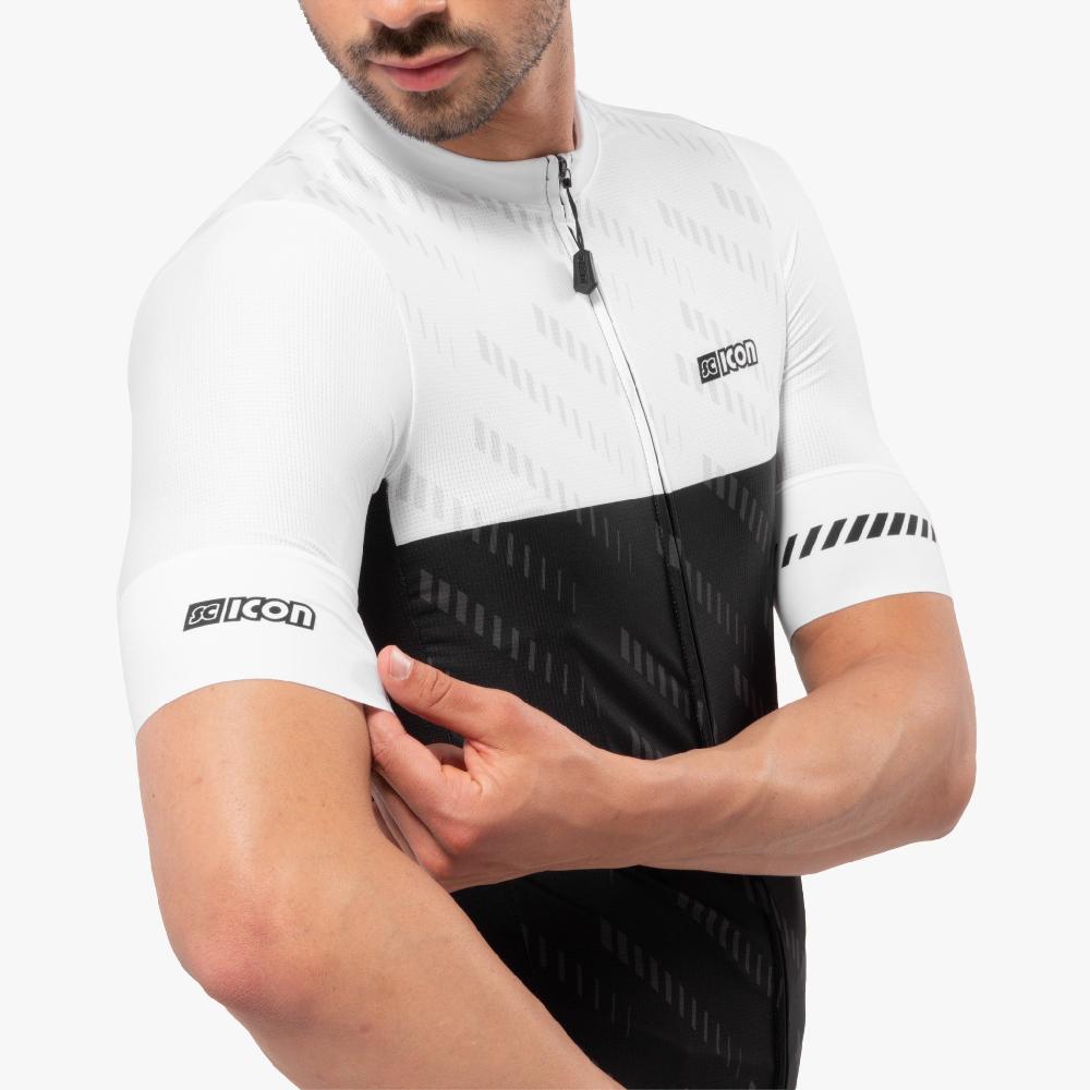 Scicon Maglia Ciclismo X-Over Reflex Nera/Bianca Vendite Flash