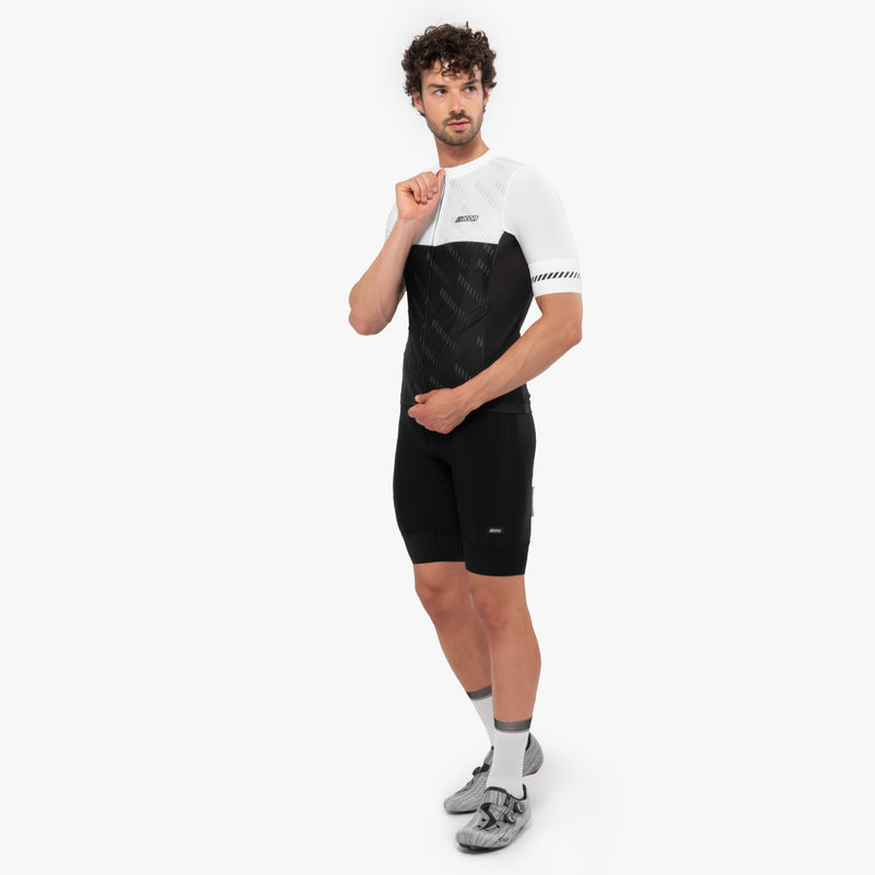 Scicon Maglia Ciclismo X-Over Reflex Nera/Bianca Vendite Flash
