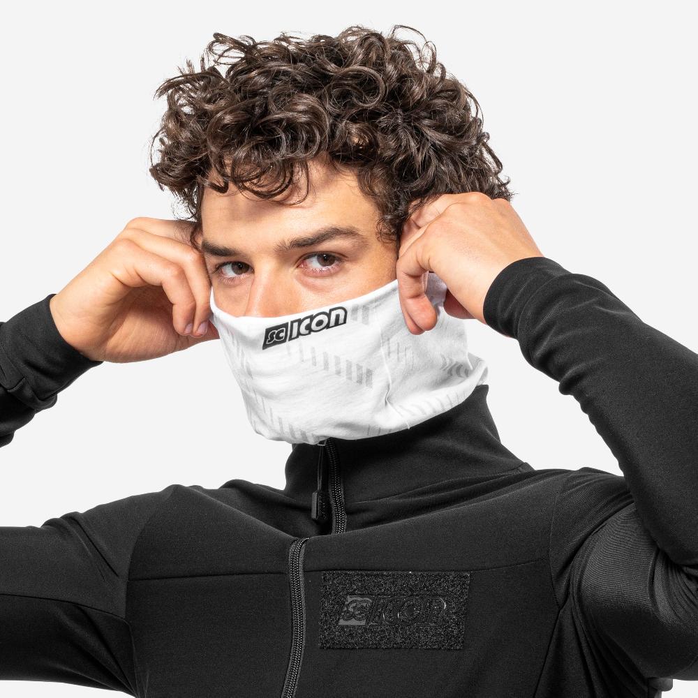 Scicon Scaldacollo Bandana Multiuso Bianco Moda
