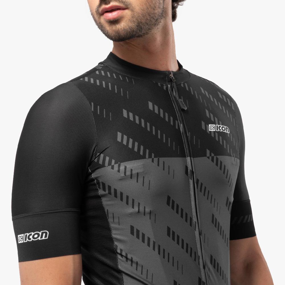 Scicon Maglia Ciclismo X-Over Reflex Nera/Antracite Vendita