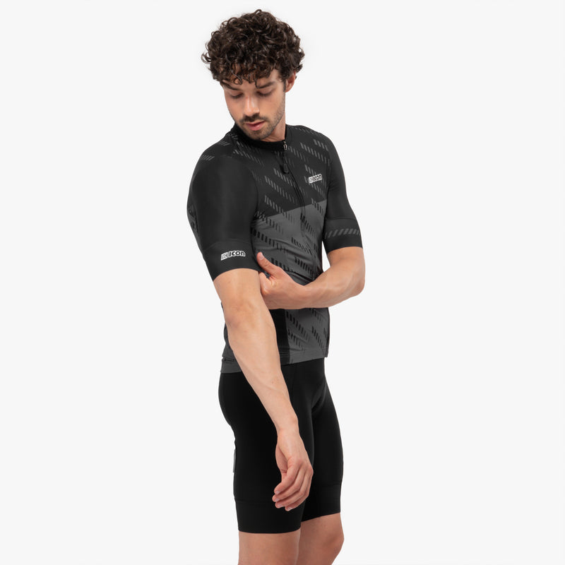 Scicon Maglia Ciclismo X-Over Reflex Nera/Antracite Vendita