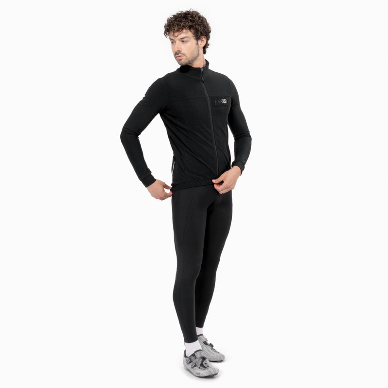 Scicon Maglia Autunnale Maniche Lunghe Nera Soddisfazione Garantita