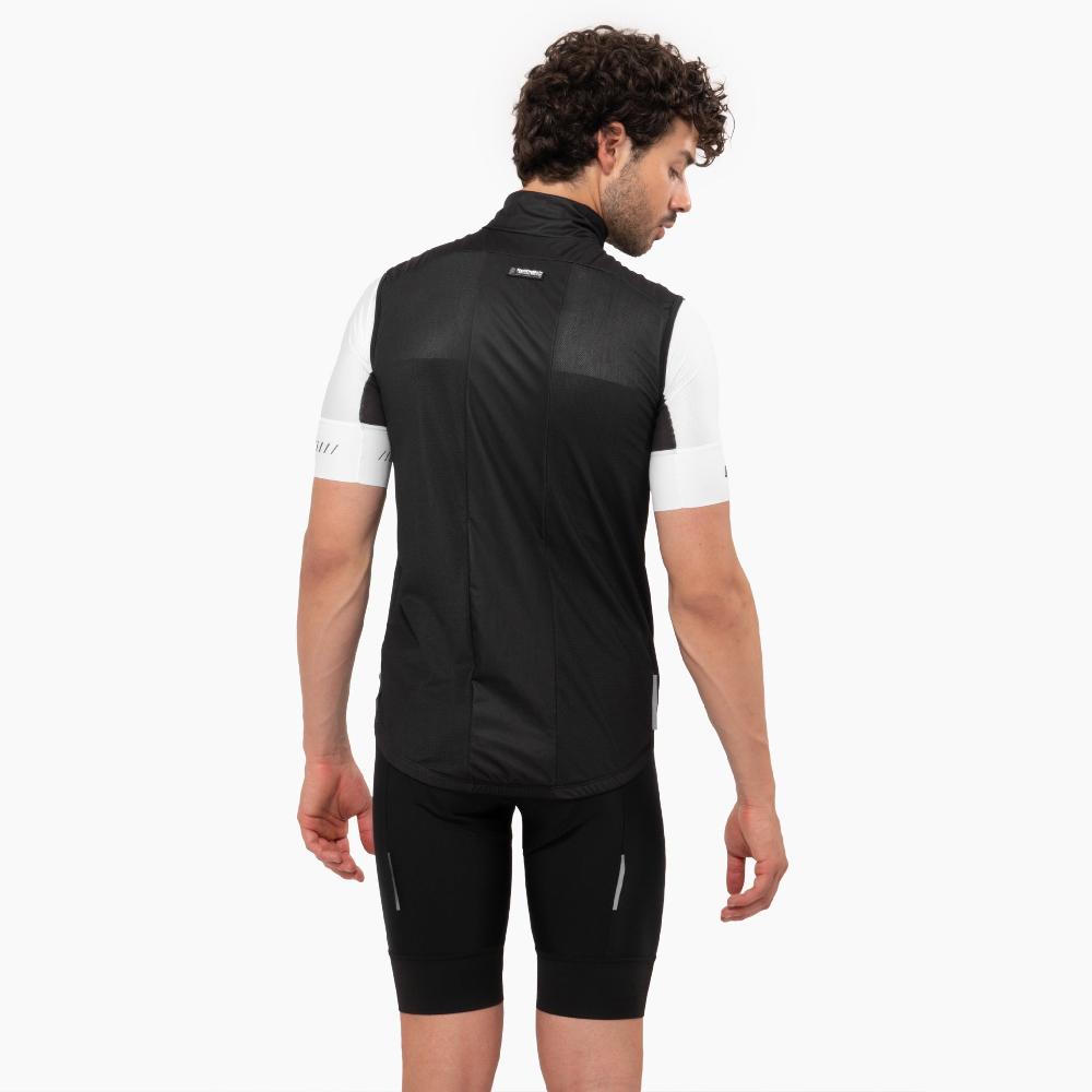 Scicon Gilet Antivento Ciclismo Nero Convenienza