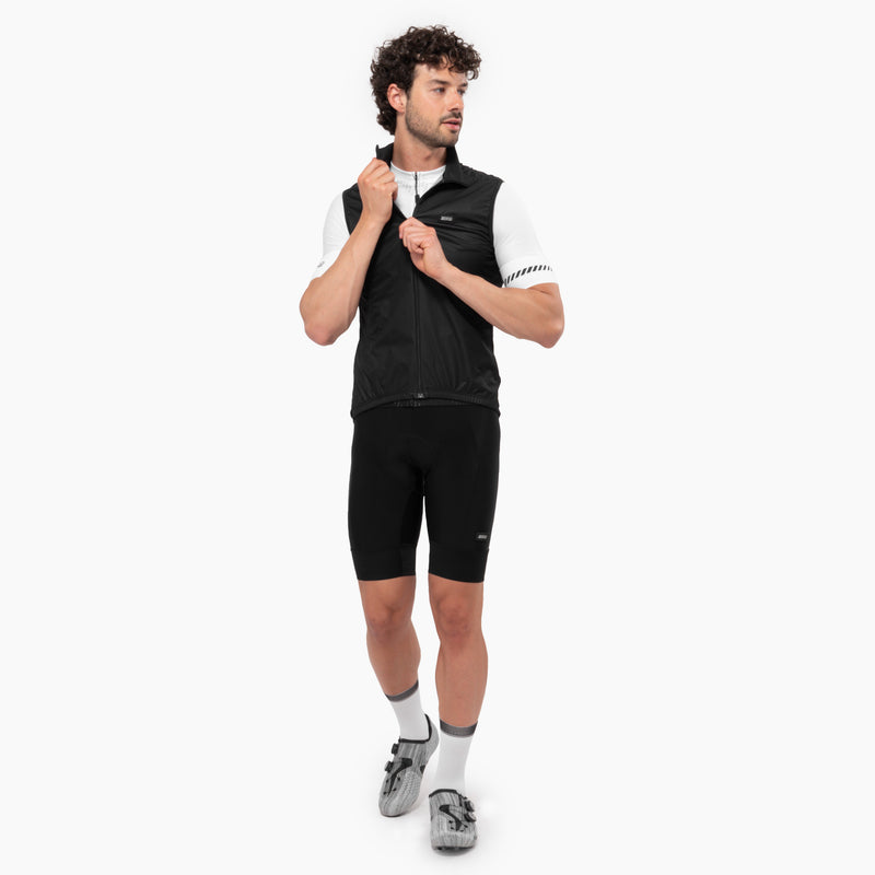 Scicon Gilet Antivento Ciclismo Nero Convenienza