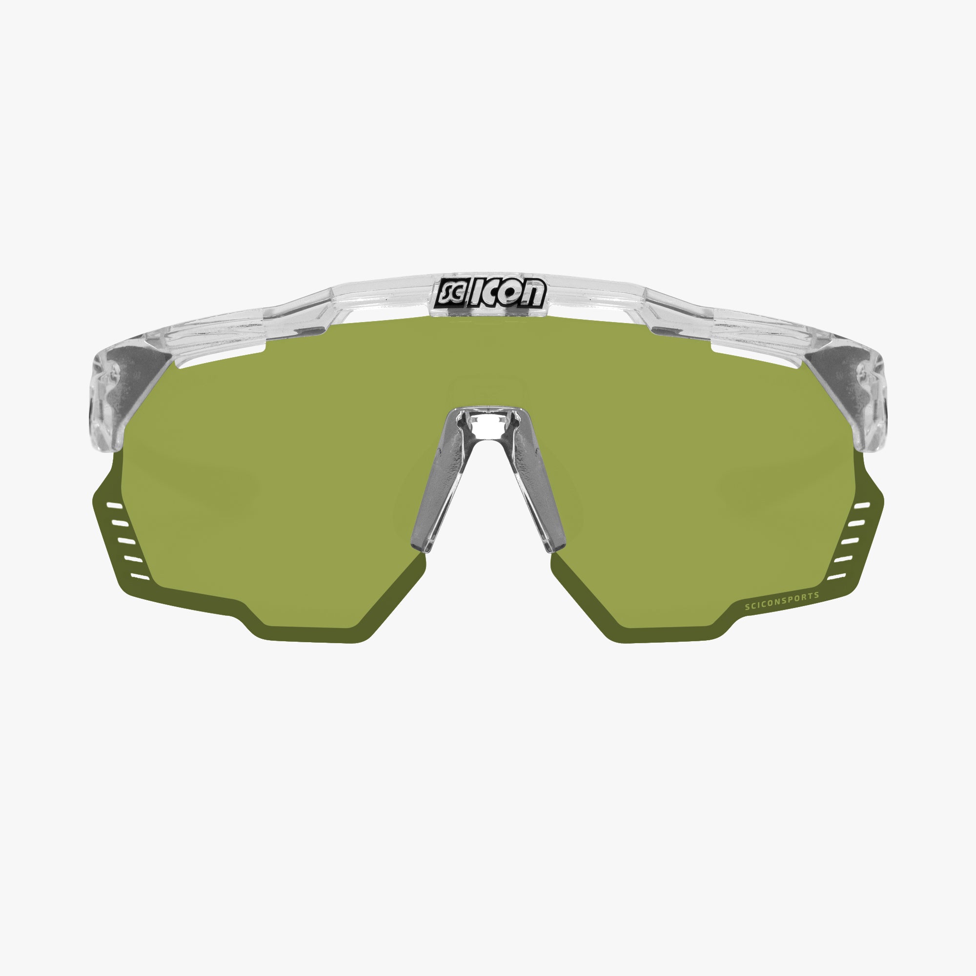 Scicon Occhiali Sportivi Aeroshade Kunken Cristallo/Verde Qualità