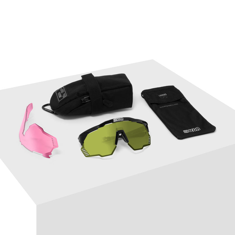Scicon Occhiali Sportivi Aeroshade Kunken Cristallo/Verde Qualità