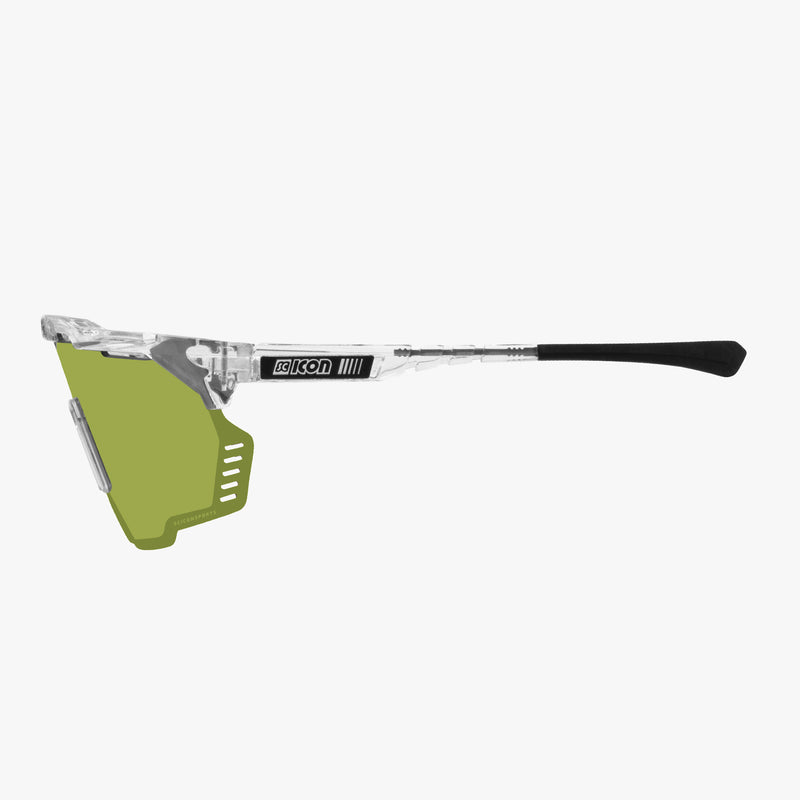 Scicon Occhiali Sportivi Aeroshade Kunken Cristallo/Verde Qualità